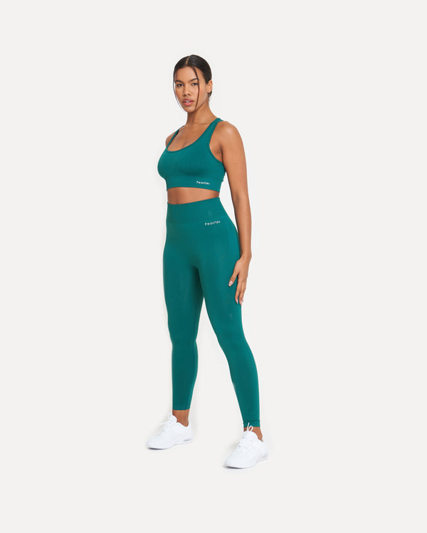 Green Seamless Leggings